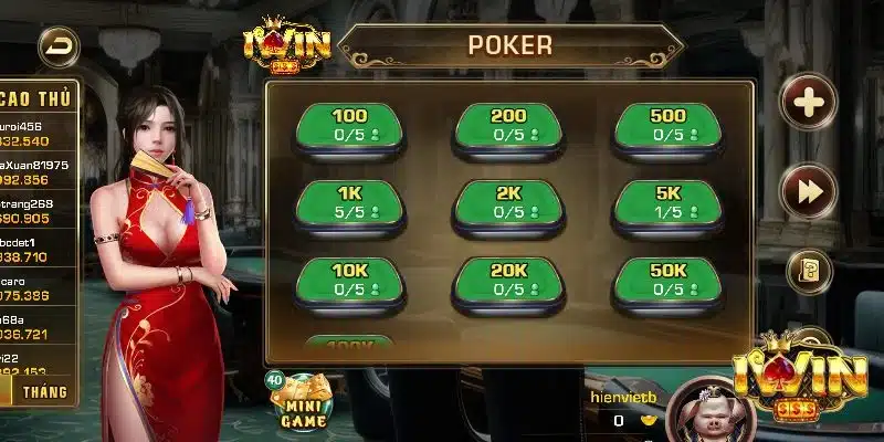 poker đổi thưởng