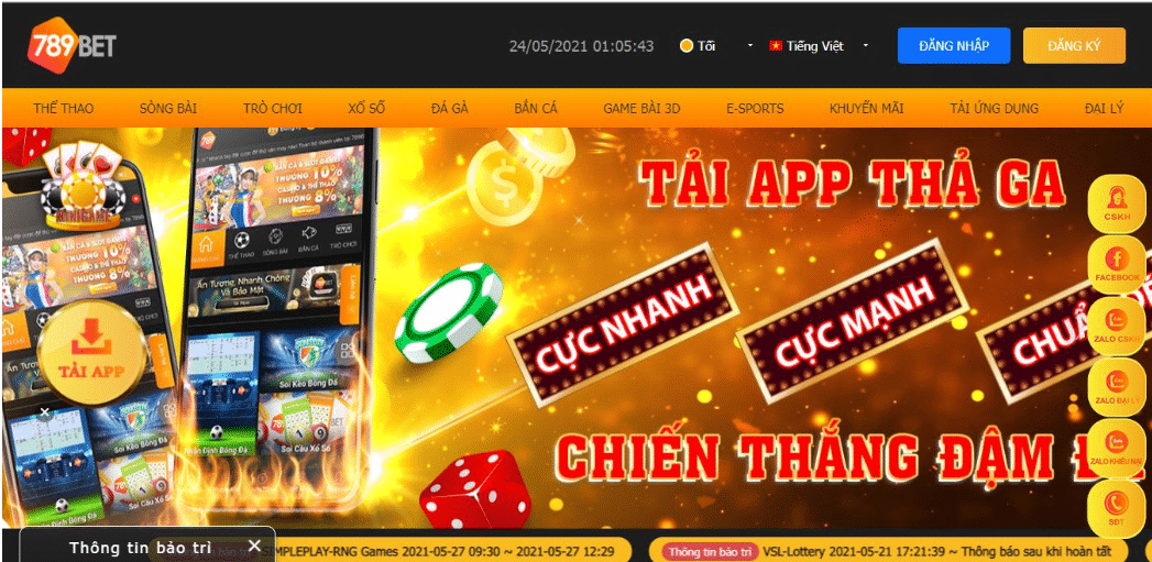 789bet cá cược thể thao trực tuyến với tỷ lệ kèo tốt nhất