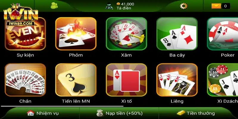 Chọn game yêu thích và áp dụng mẹo chơi game bài